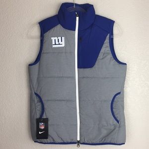 NWT Nike Gray Blue Vest NY New York Giants Vest S